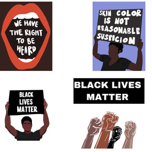 Black Lives Matter Sticker Pack