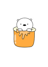 Load image into Gallery viewer, Bella the Bear Stickers
